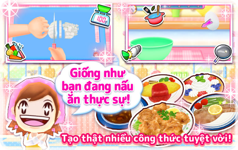 Các nút chạm đơn giản!